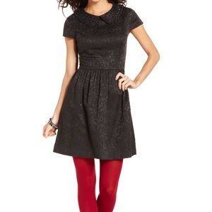 Kensie Beaded Brocade Dress